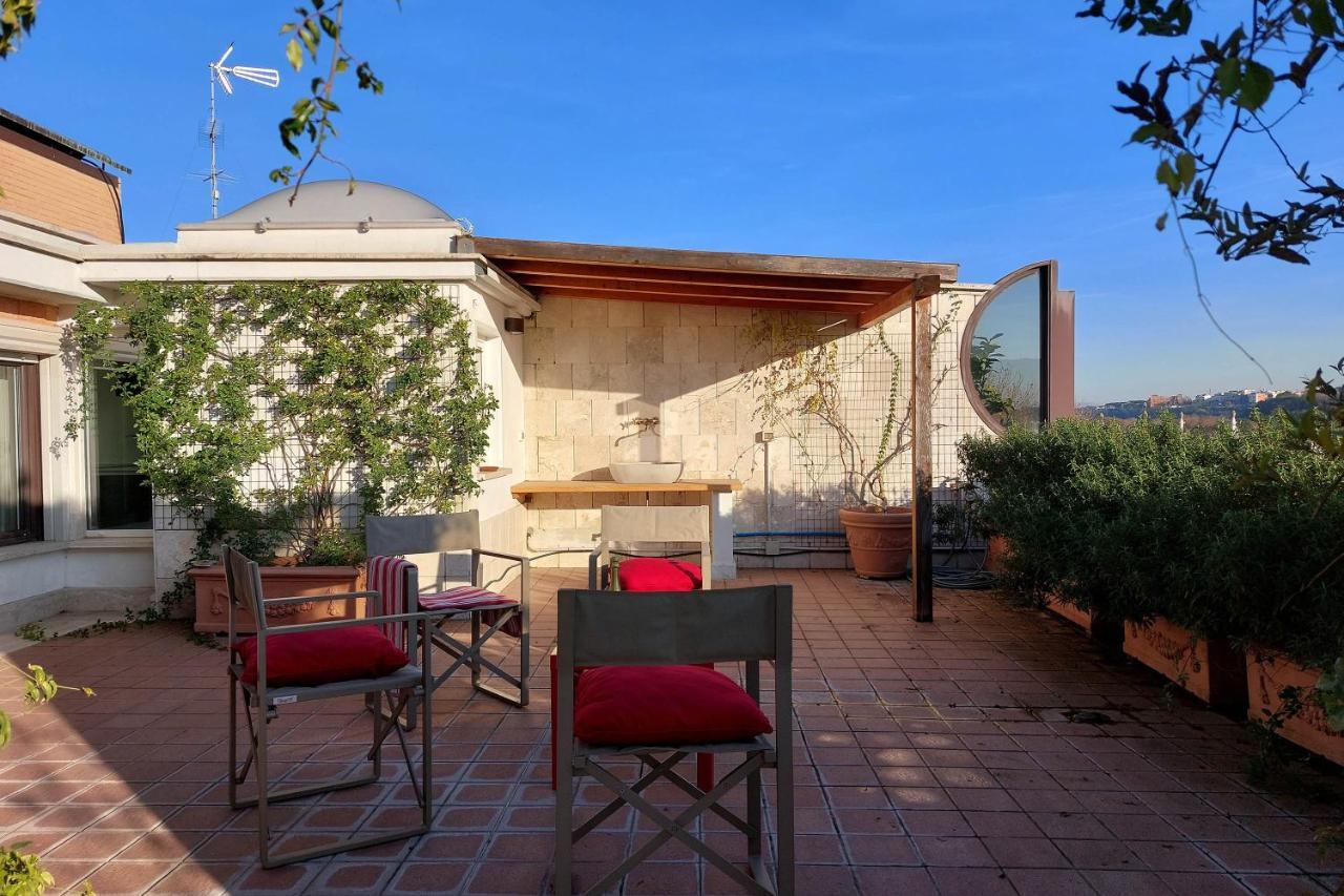 Appartamento Beautiful Loft In Ponte Milvio With Terrace Roma Esterno foto