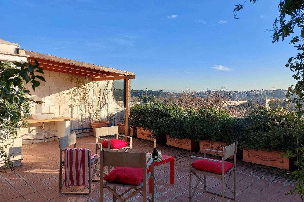 Appartamento Beautiful Loft In Ponte Milvio With Terrace Roma Esterno foto