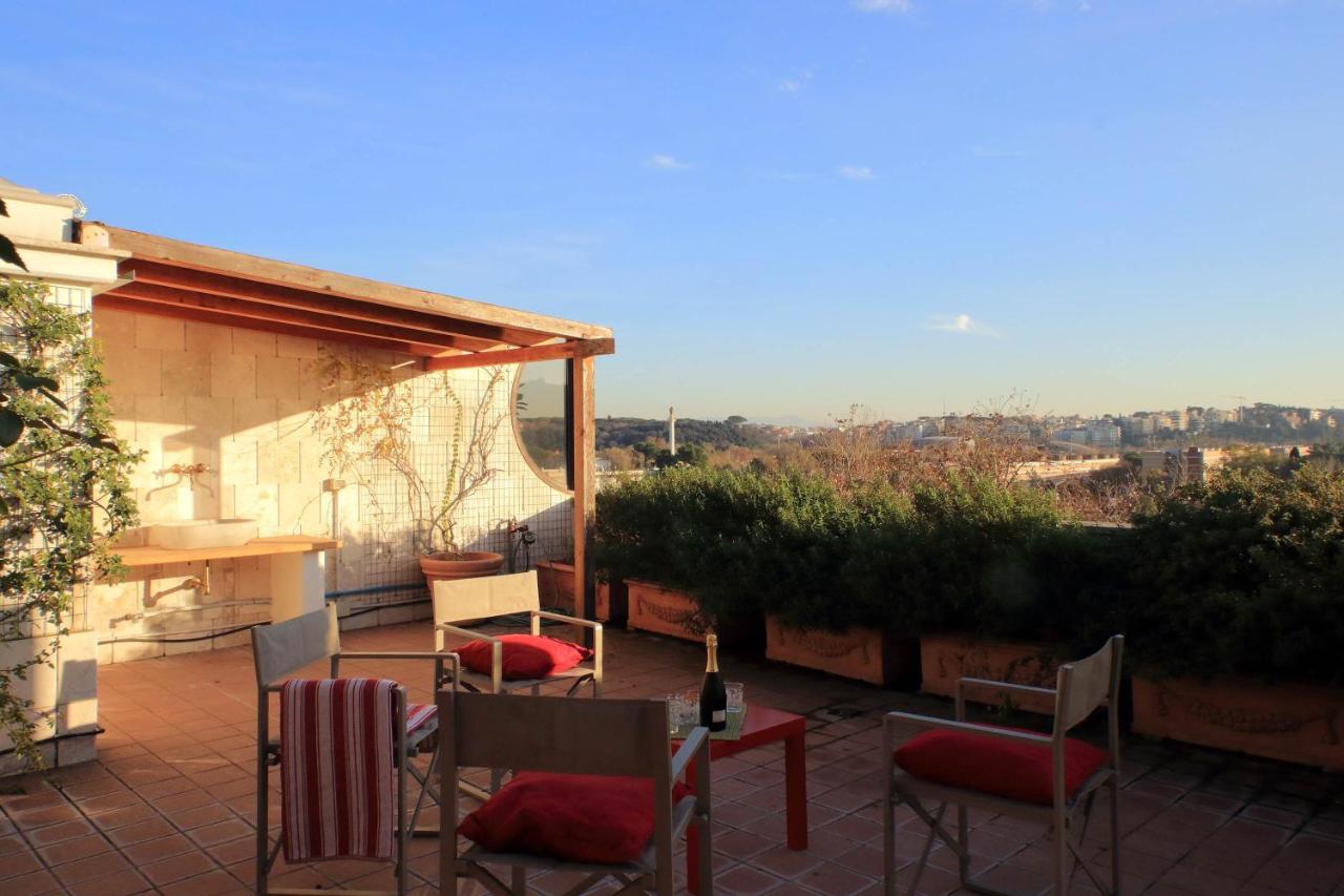 Appartamento Beautiful Loft In Ponte Milvio With Terrace Roma Esterno foto