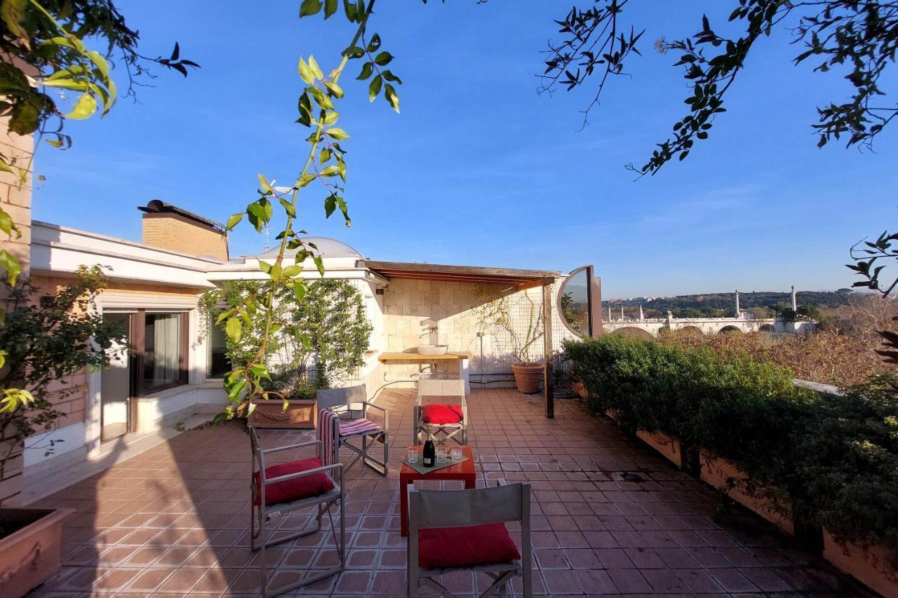Appartamento Beautiful Loft In Ponte Milvio With Terrace Roma Esterno foto