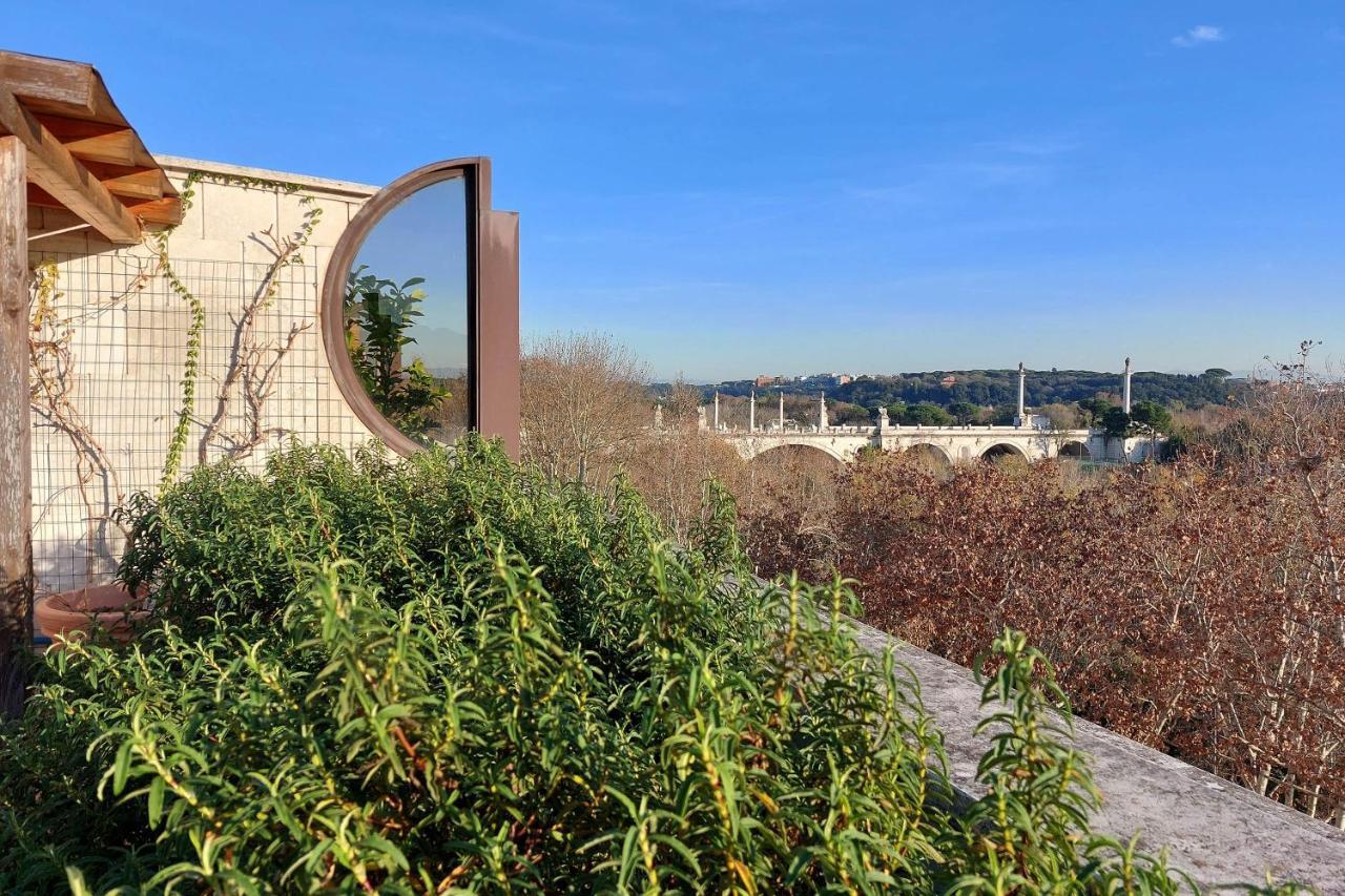 Appartamento Beautiful Loft In Ponte Milvio With Terrace Roma Esterno foto