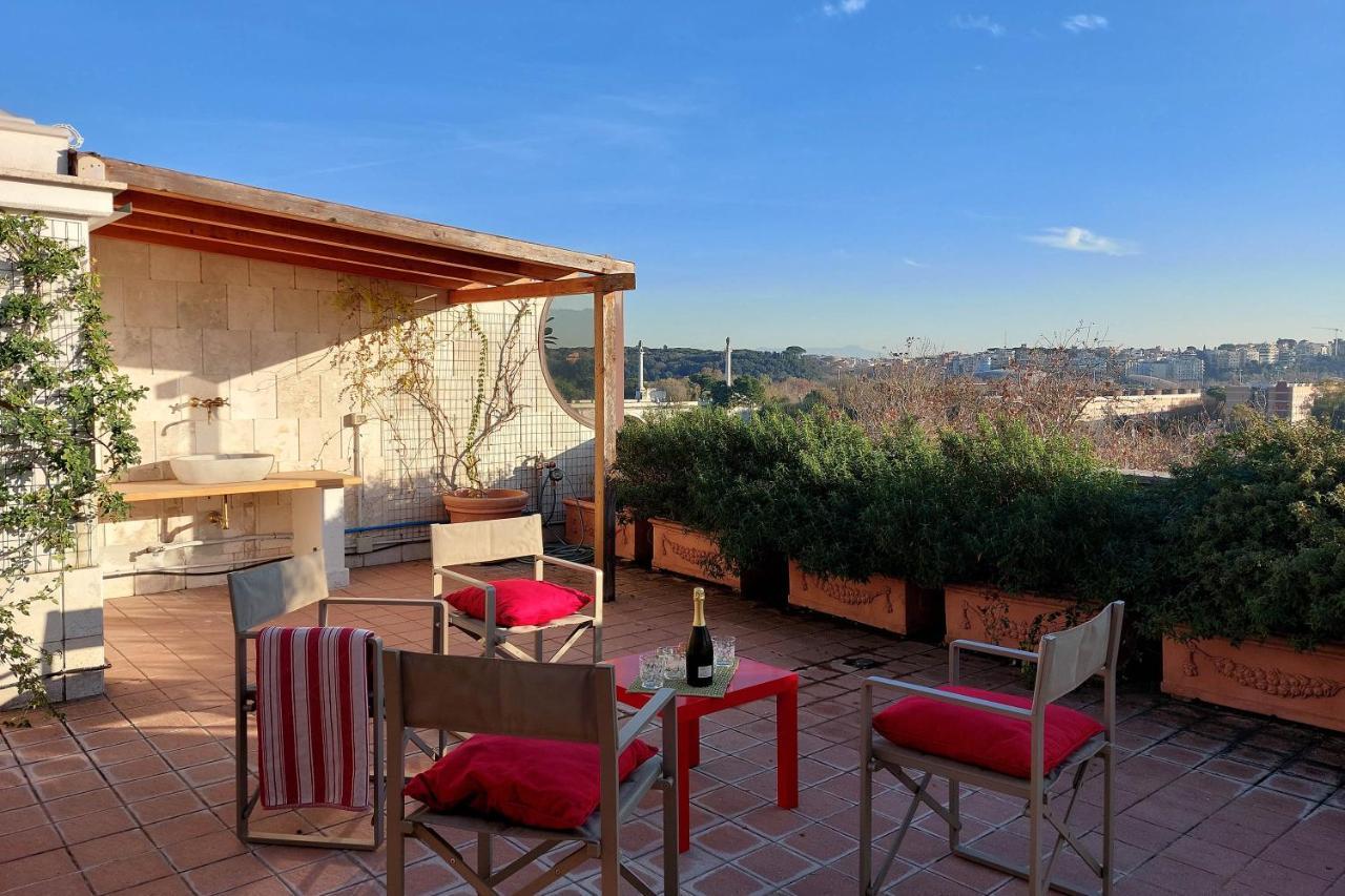Appartamento Beautiful Loft In Ponte Milvio With Terrace Roma Esterno foto