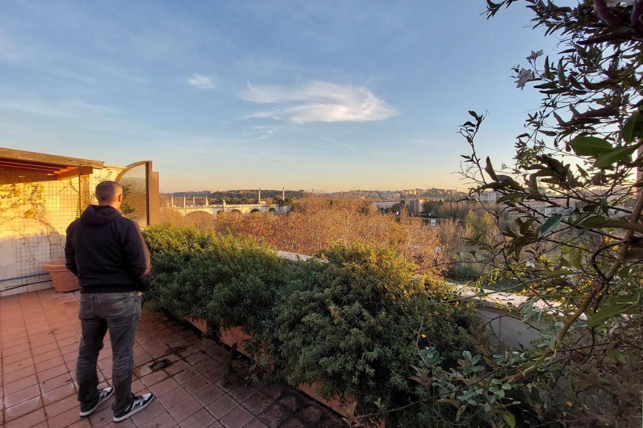 Appartamento Beautiful Loft In Ponte Milvio With Terrace Roma Esterno foto