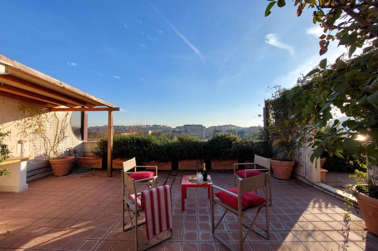 Appartamento Beautiful Loft In Ponte Milvio With Terrace Roma Esterno foto