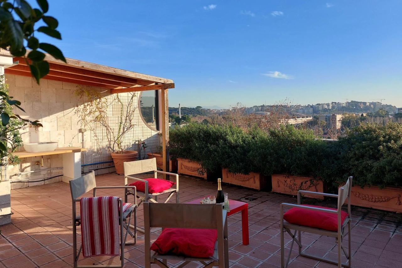 Appartamento Beautiful Loft In Ponte Milvio With Terrace Roma Esterno foto