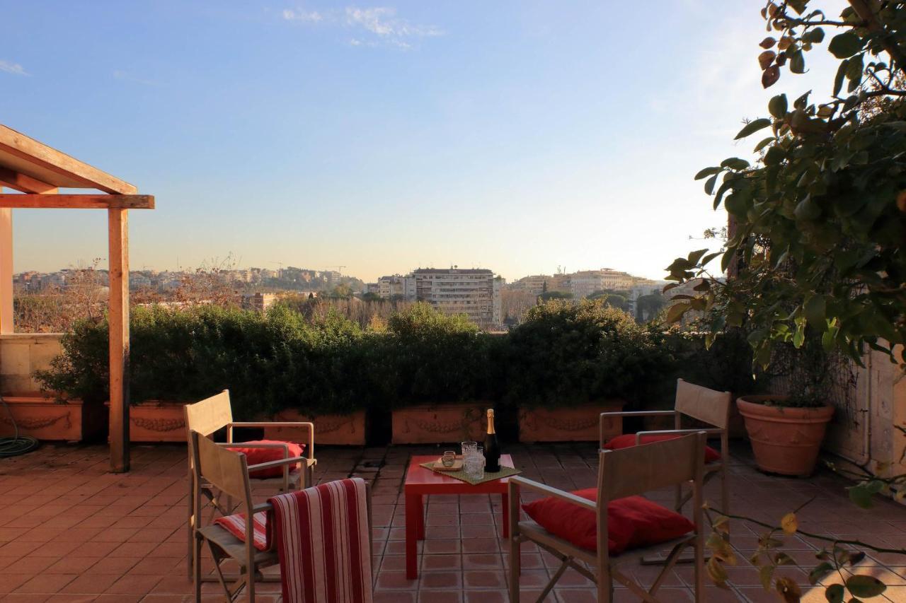 Appartamento Beautiful Loft In Ponte Milvio With Terrace Roma Esterno foto